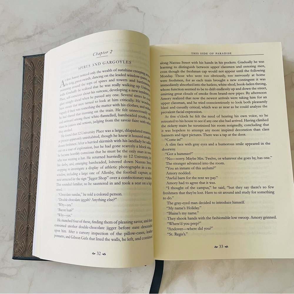 The Great Gatsby and Other Works Hardcover Leather-bound Book - Picture 6 of 7
